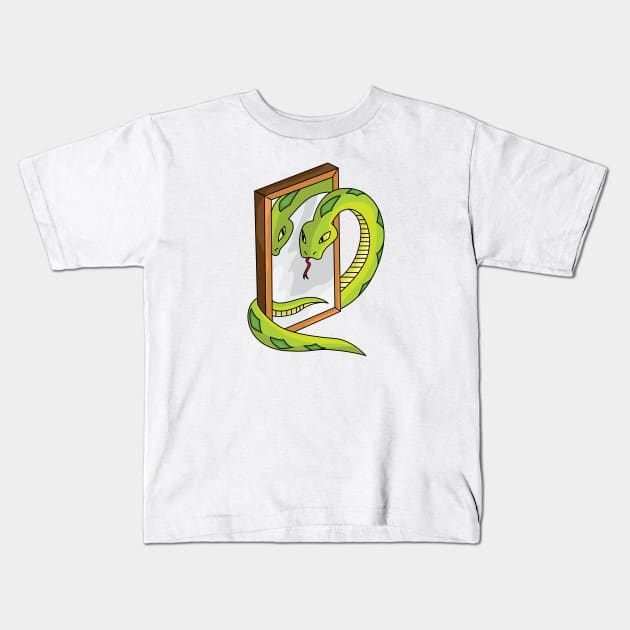 Deadly Sin: Envy Kids T-Shirt by inotyler